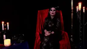 Bound Goth Babe in Lingerie Gets Intense Cock Ride