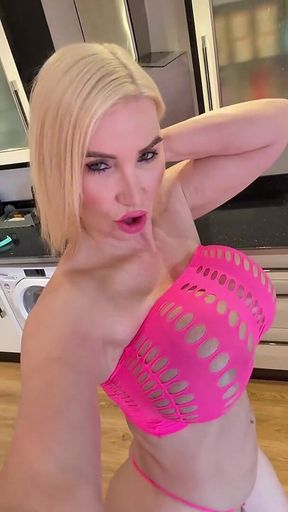 Ring My Bell - Super Blonde Barbie Cum on My 34jj Tits