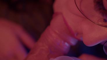 Lustful husband pissing on face his lady's and anal fuck her, and she gets cum.