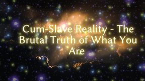 Cum-slave Reality - the Cruel Truth of What You Are