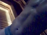 Hot and horny in sauna