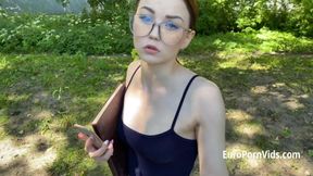 Sexually unsatisfied nerd chick