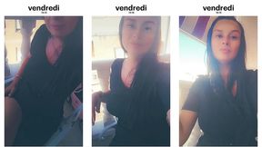 je sors de la douche