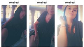 je sors de la douche