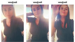 je sors de la douche