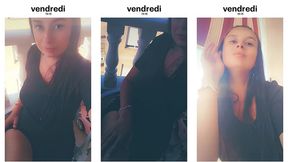 je sors de la douche