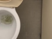 A college student who ejaculates many times in the toilet at Tokyo Station! [International students]