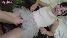 Silk-white Allure Peaks as an E-cup Slender Muse Drives a Fierce Surging Wave