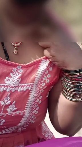 Bike riding in public place showing boobs   Clip 1