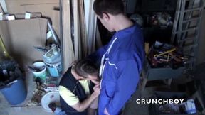 sexy twink fucked by his postman during the work in unform