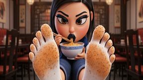 EATING NOODLES AND DIRTY SWEATY ASIAN SOCKS