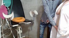 Mature Nurse Jerks Off To Extract Sperm Sample