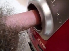 The vacuum cleaner hole and cumshot inside