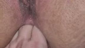 3 Fingers in ass hole, fucked and then double penetrated with me and a toy