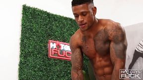 Athlete jock fucks busty tattooed brunette girl