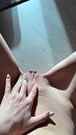 Close overhead view of her smooth pink pussy Drop into OnlyFans