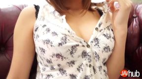 Young Ribon Shiya's Wild Fuck Fest From Bedroom to Couch