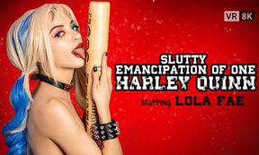 Lola Fae And Harley Quinn In Slutty Emancipation Of One Supervillain Cosplay Comic Parody