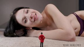 Giantess Strokes Your Pathetic Micro Penis - Mari Merlowe 720p