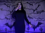 Morticia Addams Worship my Smoke