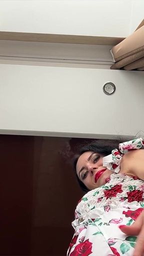 JOI with Nylon Stockings and Usirt Panty & Pussy Tease