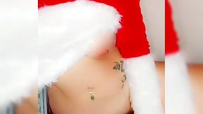 la mere noel en pleine jouissances