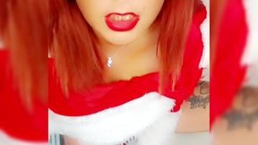 la mere noel en pleine jouissances
