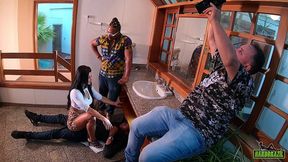 a estrela porno yara morganna nos bastidores - nego catra - capoeira ator - sandro lima - binho ted