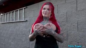 Sabien Demonia Creampied In Doggystyle Outdoors