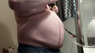 Belly Inflation with Almost 2 Gallons of Water