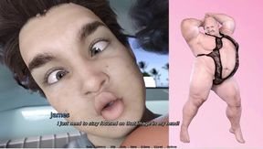 Laura Lustful Secret - Gameplay - Roleplay - Unsatisfied Wife - Car Ride - Nurse Cosplay