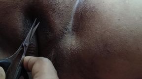 Indian Bengali Housewife Boudi Ass Hair Cut 2