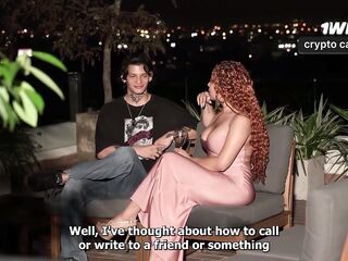 Breasty Colombian chick arrives on a travel and comes to a conclusion to share a room with a stranger at the hotel