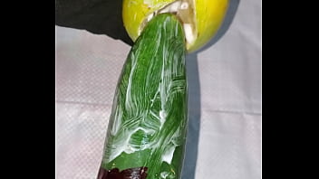 Ebony real estate orange couldn&#039_t say no to cucumber