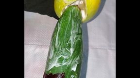 Ebony real estate orange couldn'_t say no to cucumber