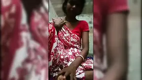 Indian housewife rides a huge dildo, enjoying the sensation as it hits her