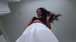 Under the giantess s skirt bb