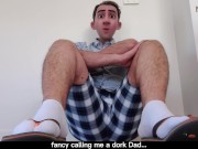 STEP GAY DAD - DAGGY FOOTWARE - OMG YOU'RE SO EMBARRASSING! WEARING SOCKS AND FLIP FLOPS TOGETHER 🧦🩴