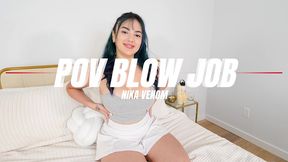 pov blow job - nika venom