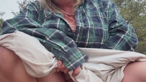 Pee Break on the Farm Getting Ready for the Storm!