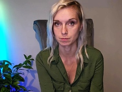 Busty blonde mature solo masturbation for webcam