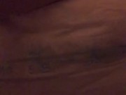 Diaper girl has night time diaper leak in bed