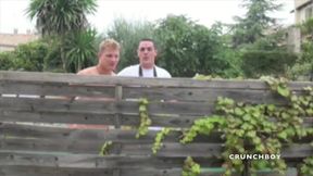 Juan Perez fucked by bear with huge cock in exhib