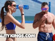 Reality Kings - Skinny , small tit beach babe Natalia Nix takes big cock