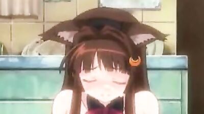 Deeptroath, the anime sex goddess, gives a wild blowjob in VR