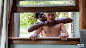 Voyeur's Delight: Bruno Spies on Ty's Hot Show