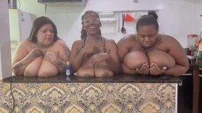 Countertop Queens Three Sensual Goddesses Take Over the Kit
