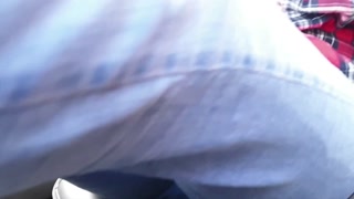 ⭐ Purposely Pissing My Jeans In Public, then again in the car. Older video :)