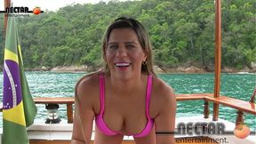 Latina beauty Katharine Madrid gets deep throat and pounded on pool table