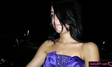 Teen fucked by limodriver on promnight